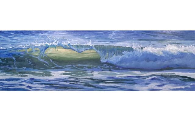 I finished this 40 inch wide wave a couple weeks ago but forgot to post it.  Oil on panel.
.
.
.
.
.
.
.
.
.
.
#oil #oilpainting #paintingoftheday #sfartist #painting #fineart #realism #expressionism #pacific #surf #oceanart #surfart #galleryart #draw #sketch #contemporarypainter #art #visualart #instagood #instaartist #arte #waveart #wavepainting #drawing #budowski #bayareaartschool #bayareaartist